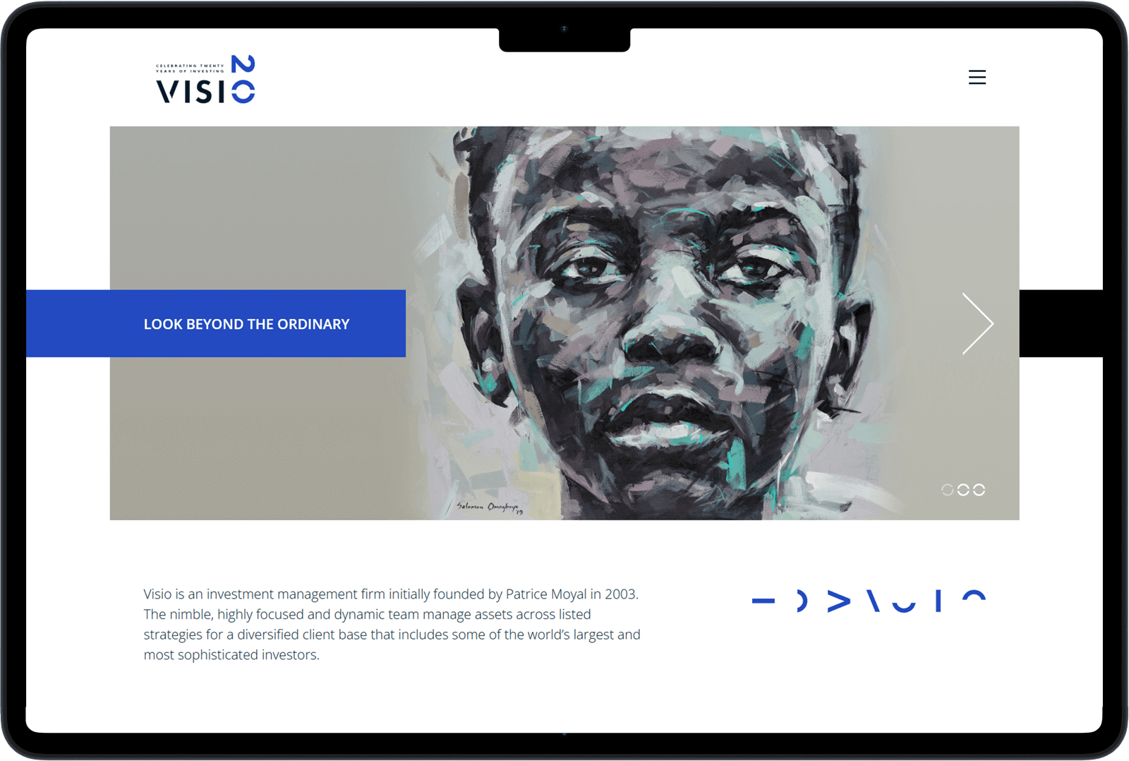 Visio screen